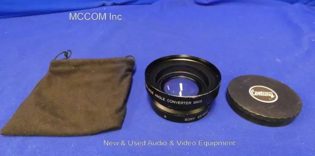 Convertidor gran angular Century Precision Optics HD .75x MKII para Sony EX1/EX3