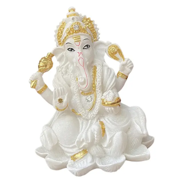 Lord Ganesha Statue Hindu God of Success Elephant Buddha Idol Indian Elephant