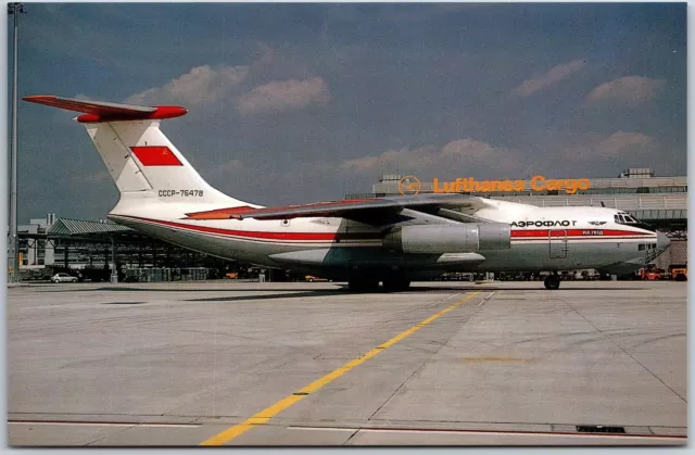 Airplane Airbus Indistrie C/N 592 F-OGQQ of Aeroflot-Russian Airlines Postcard