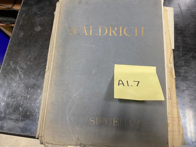 Collection of Technical Drawings for  Waldrich Seigen Roll Grinder 1950s