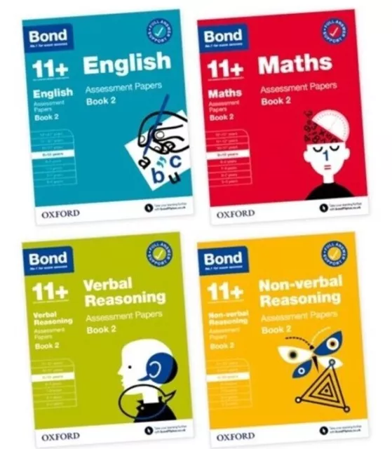 11+ Bond 11 Plus Ages 9-10 Assessment and Tests Bundle - Book 2