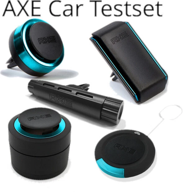 AXE Car Auto Veicolo Distributore Profumo Deodorante Set Test ICE CHILL