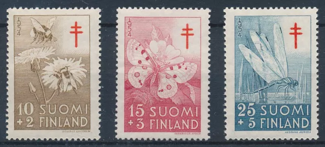 [BIN13148] Finland 1954 Insects good set of stamps very fine MNH