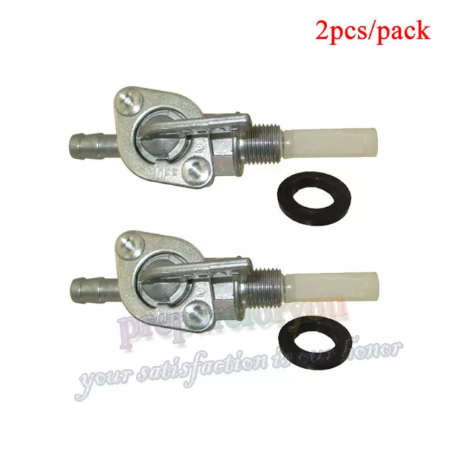 2x Gas Fuel Tank Switch Valve Petcock For 49cc-80cc Motorized Bike Bicycle