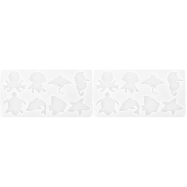 Set of 2 Kristall-Epoxy-Form Tierische Epoxid-Gießformen Für Epoxidharz