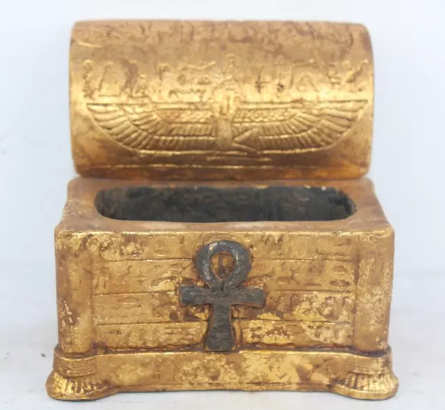 RARO ANTIGUO EGIPCIO ANTIGUO Isis Key Life Horus Sons Joyero Historia de Egipto