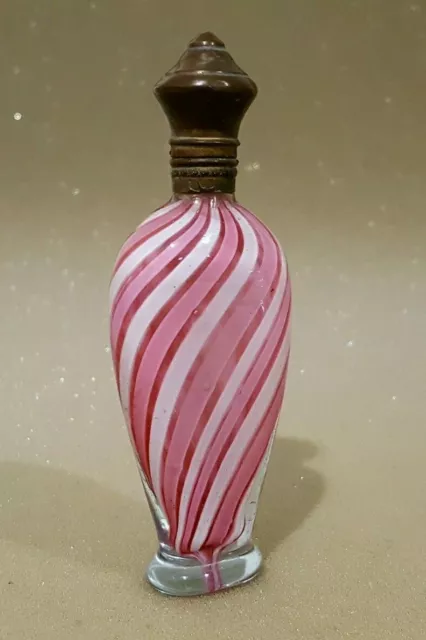 Antique French Glass  Perfume Bottle,Clichy Or Murano, 1910-20, Excellent