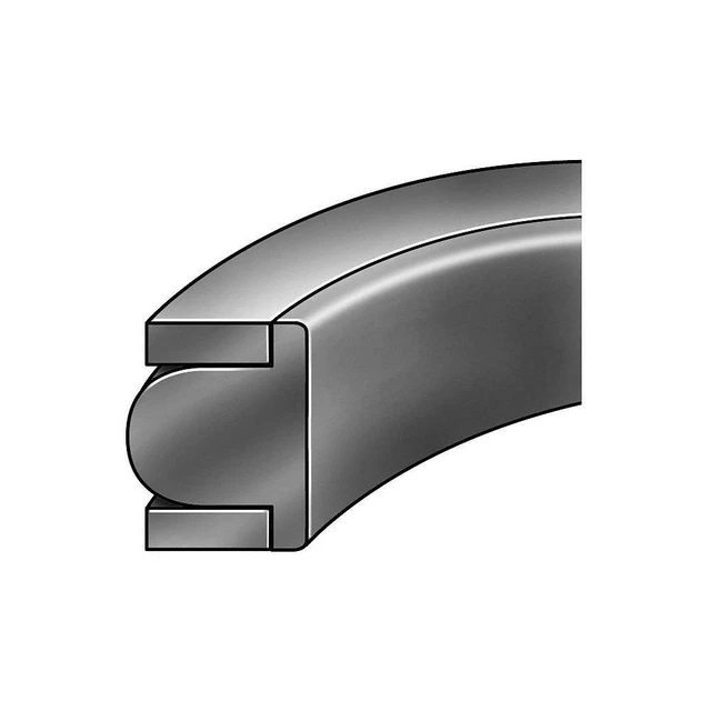 GRAINGER APPROVED 2JAX5 Piston T-Seal,Bore Dia. 2-3/4",Nitrile
