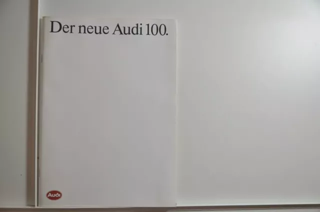 schöner Audi 100 C3 CD CC CS Prospekt 02/1983