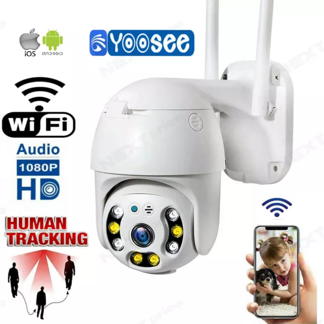 Telecamera Wifi Esterno Full Color Esterna Motorizzata Ir Wifi Ptz Zoom 1080P Hd