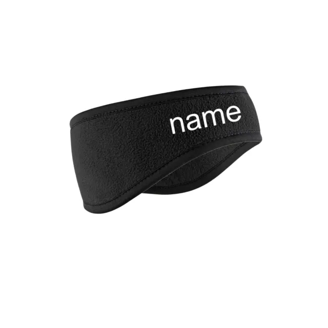 Personalised headband sweat ski head wear embroidered with name or initials
