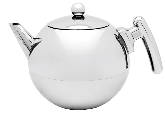 BREDEMEIJER Teekanne Bella Ronde 1,2l chrom mit flachem Boden   102295 3
