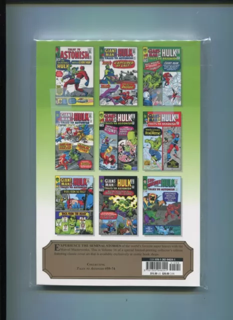 Mighty Marvel Masterworks Incredible Hulk Vol 2 The Lair of the Leader TP 2