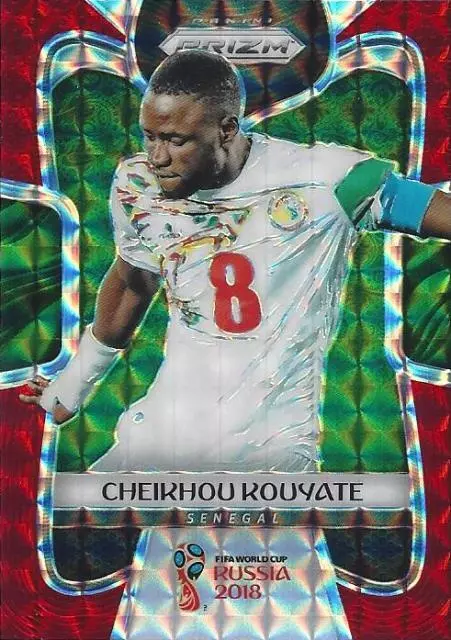 2018 Panini Prizm World Cup Russia '18 Senegal Red Mosaic Parallel (#275 - #283)