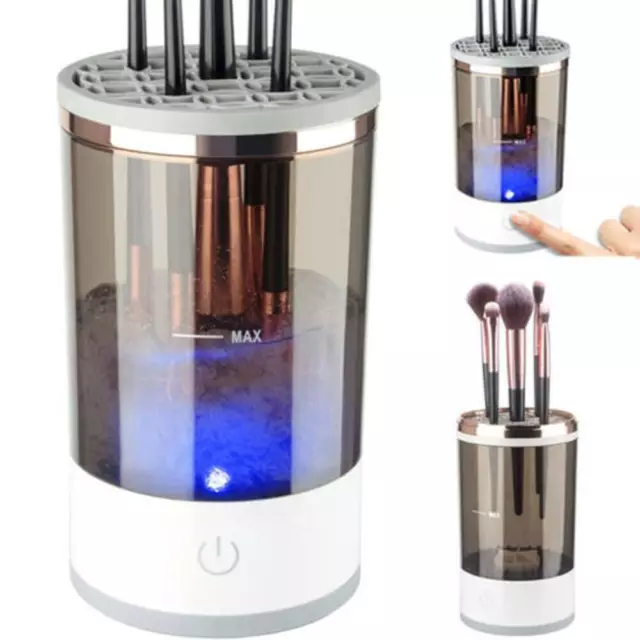 Automatic Brush Cleaner Electric Makeup Brush Cleaning Machine Mini Holder Dryer