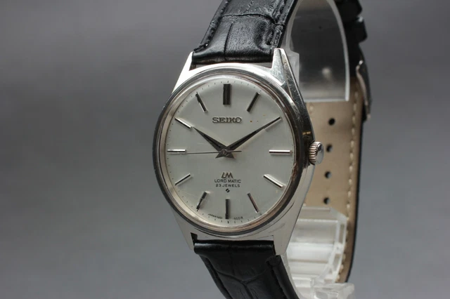 EXC 5 VINTAGE SEIKO LORD MATIC 5601 9000 23Jewels Automatic Watch