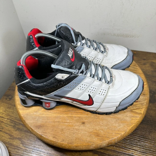 Nike Shox Turbo 10 Mens 10.5 White Black Red Silver 365951-110 Y2K Running Shoes Size 10.5 - Nike Shox NZ White - 378341-104 for sale online  main image 3