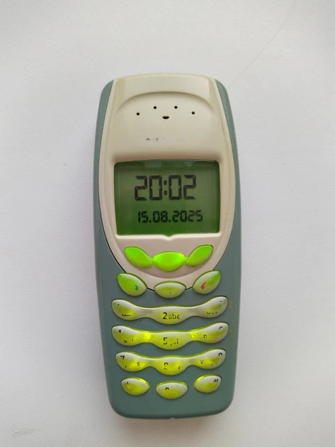 Vieux Nokia 3410 En Gris – Avec Boîte, Chargeurs Et Batterie, Bon état
