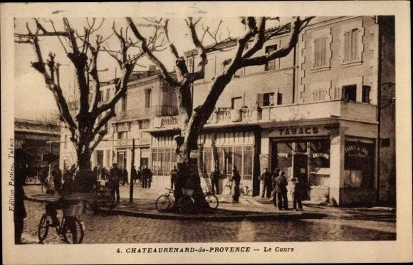 Cartolina Châteaurenard Bouches du Rhône, Le Cours - 2916681