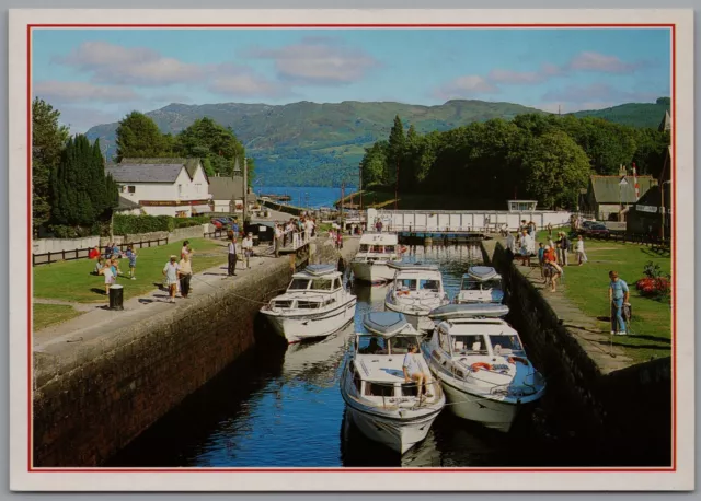 Fort Augustus and the Caledonian Canal Scotland Postcard