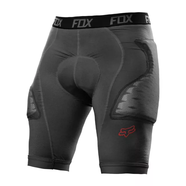 FOX Titan Race Shorts schwarz Protektor MX Enduro Motocross Protektoren Moto Cro