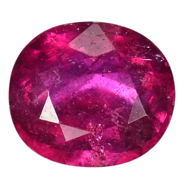 1.04 Ct. Nice Top Hot Pinkish Red Natural Rubellite Tourmaline WITH GLC CERTIFY
