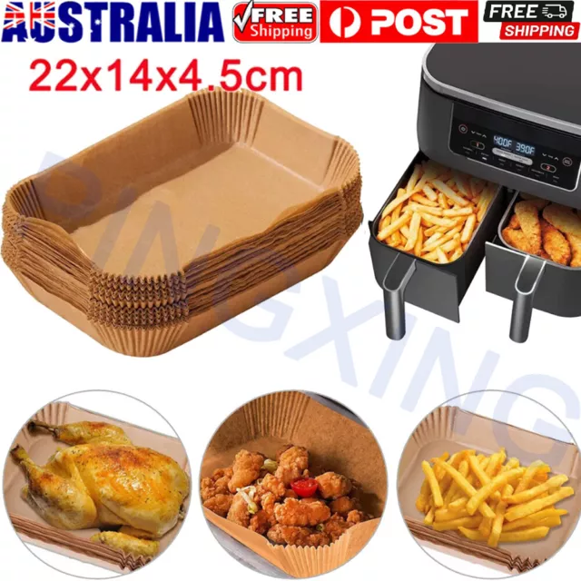 50-500 Air Fryer Disposable Paper Liner Set Non-Stick Pan Parchment Baking Paper