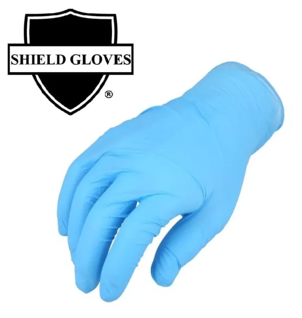 Disposable Blue Nitrile Powder Free Medical Exam Gloves Large 4 Mil 1000 Pieces