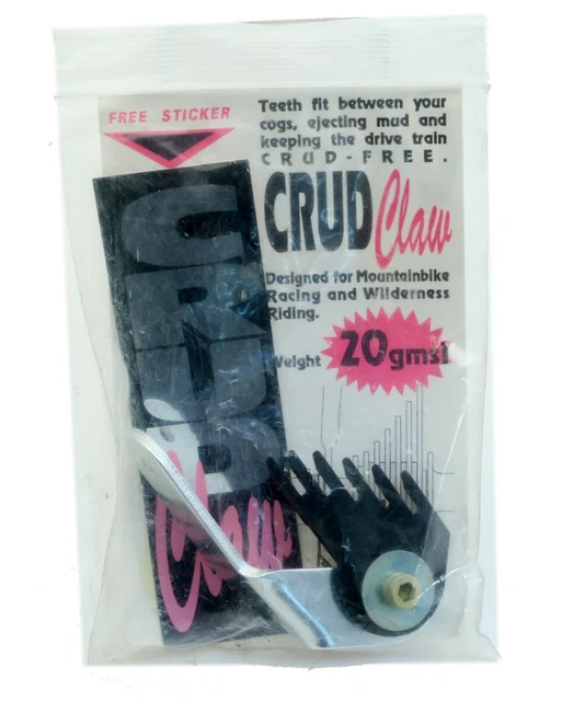 CRUD CLAW MTB Mountain Bike Bicycle Cassette Cleaner SILVER Vintage 7