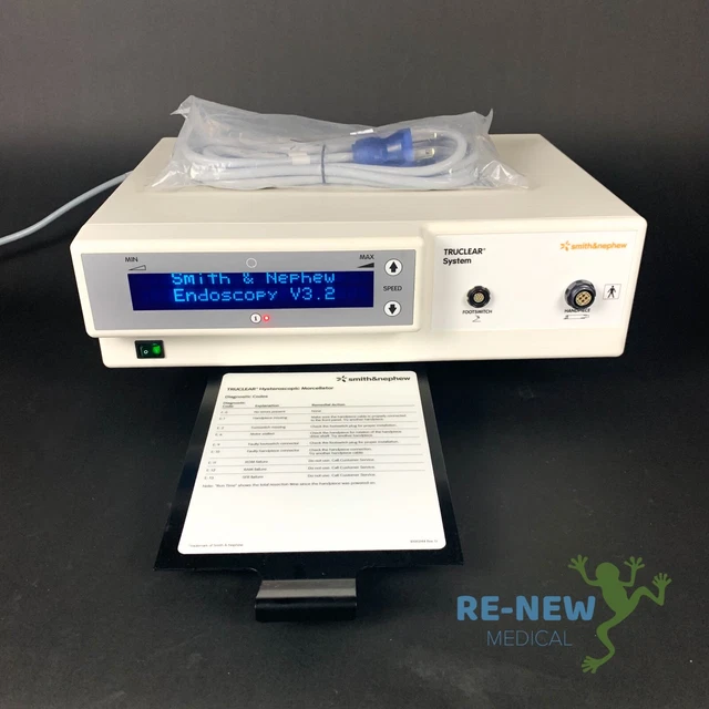 2018 SMITH NEPHEW 7209808 TruClear Control Unit V3.2 Hysteroscopic