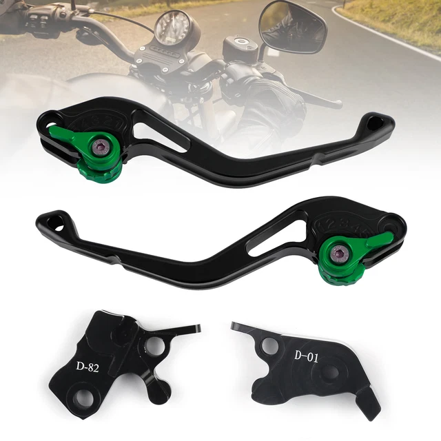 Leviers D'Embrayage Et Frein Réglables HZlailai Pour Kawasaki Z800 / Z800 E 2013-2016 - Poignées Moto CNC Titane Premium
