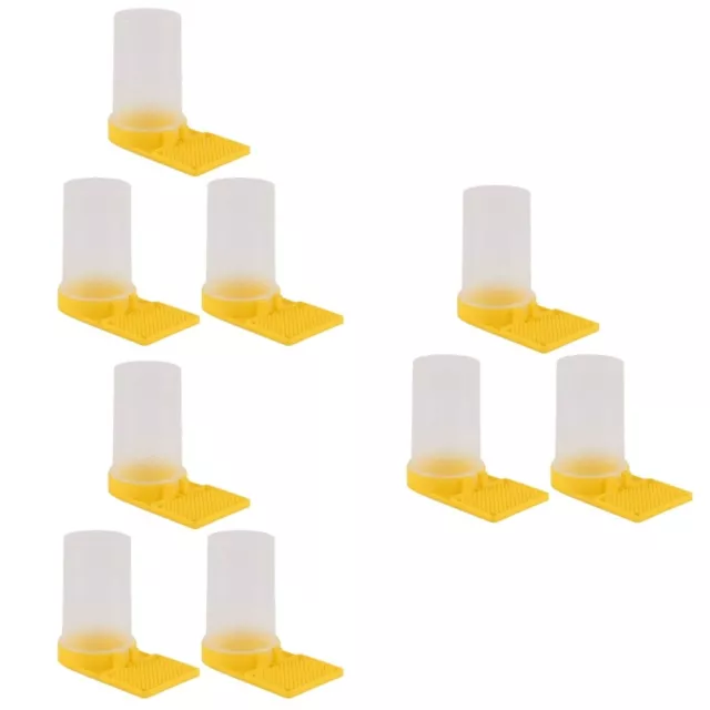 9 un. tazas de plástico para abejas comedero de jardín para abejas