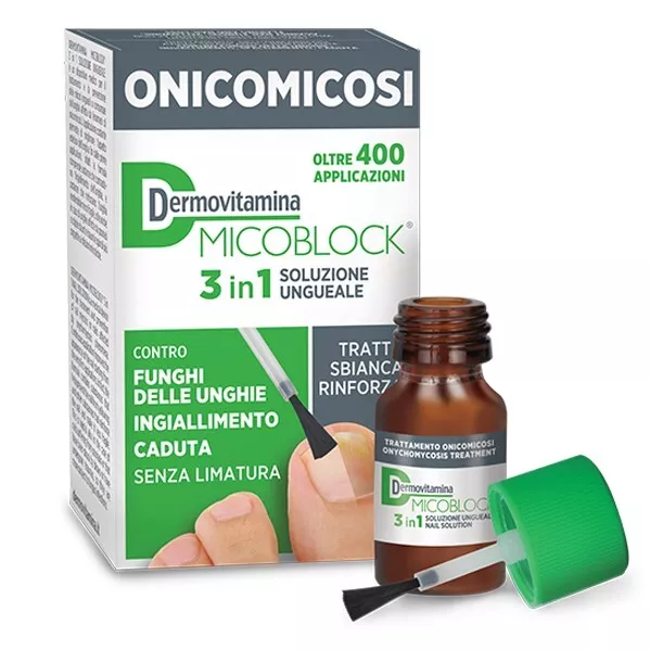 Dermovitamina Micoblock Soluzione Ungueale flaconcino da 7 ml.