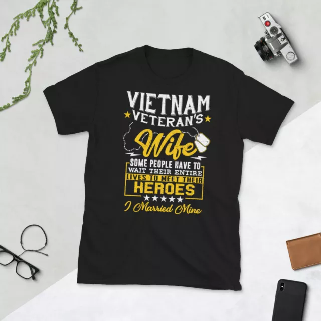 Vietnam Veteran's Wife Meet Heroes I Married Mine T-Shirt