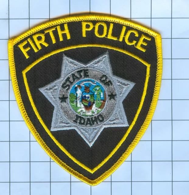 Police Patch  - Idaho - Firth