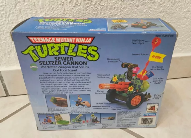 Playmates TMNT Sewer Seltzer Canon Teenage Mutant Ninja Turtles NEU OVP Vintage 2