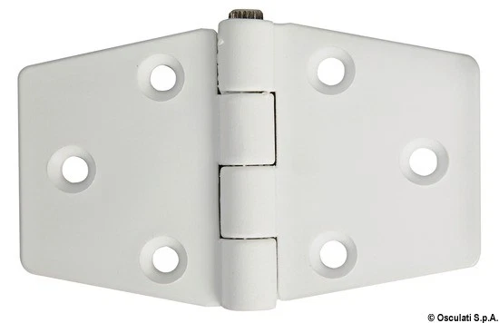 Charnière Nylon MM 98x65 Blanc Marque Lofrans' 38.823.21