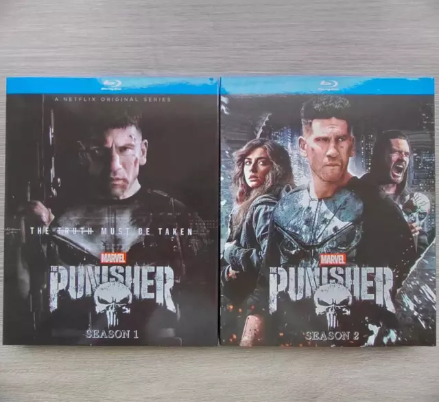 THE Punisher Complete 1 2 seasons (Blu-ray) Region Free US Seller