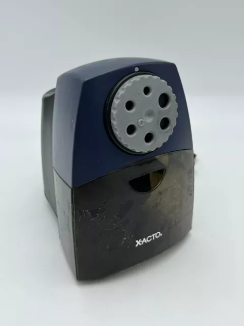 X-ACTO Model 1675 Classroom Electric Pencil Sharpener Blue w/SmartStop