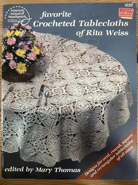 Manteles favoritos de libros de patrones de ganchillo ~ anillo de boda doble + motivos bonitos
