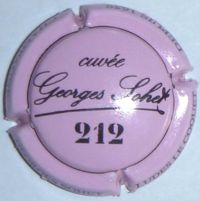 Capsule de Champagne: Très New !!! SOHET Georges , cuvée 212 , n°16c