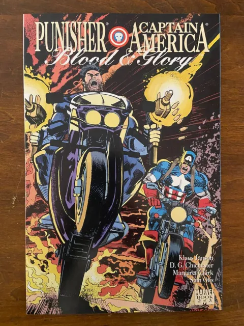 PUNISHER CAPTAIN AMERICA:BLOOD & GLORY #2 (Marvel, 1992) VF Janson