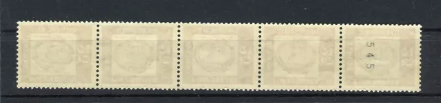 Berlin 205 Bedeutende Deutsche 25 Pf. 5erstreifen Nummer 545 postfrisch (9333)