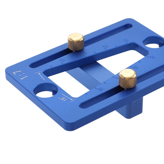 Herramienta de carpintería de metal para carpintería regla de paloma enrutador herramienta accesorio
