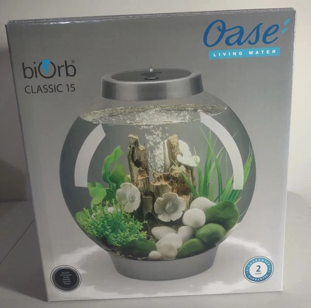 biOrb CLASSIC 15 Aquarium with LED - 4 gallon Black