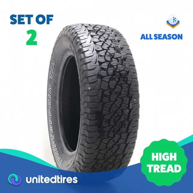 Set of (2) Driven Once 275/60R20 BFGoodrich Trail-Terrain T/A 115T - 13/32