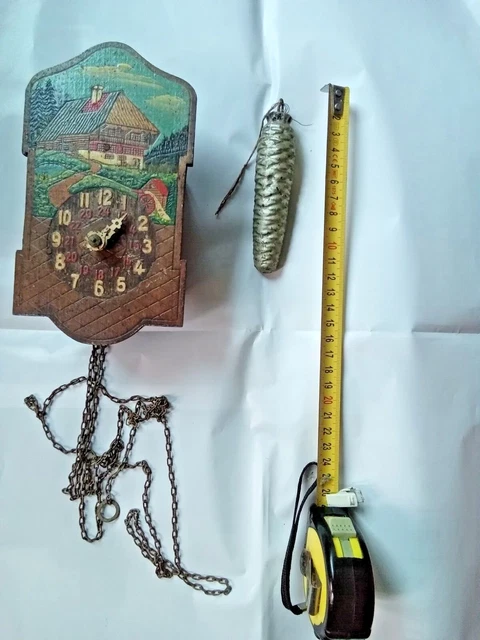 Poids d'horloge classiques en forme de coucou et grand-père
