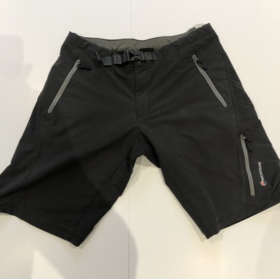 Berghaus Da Passeggio Escursioni Pantaloncini da uomo verde e grigio 34 pollici di vita con cintura 