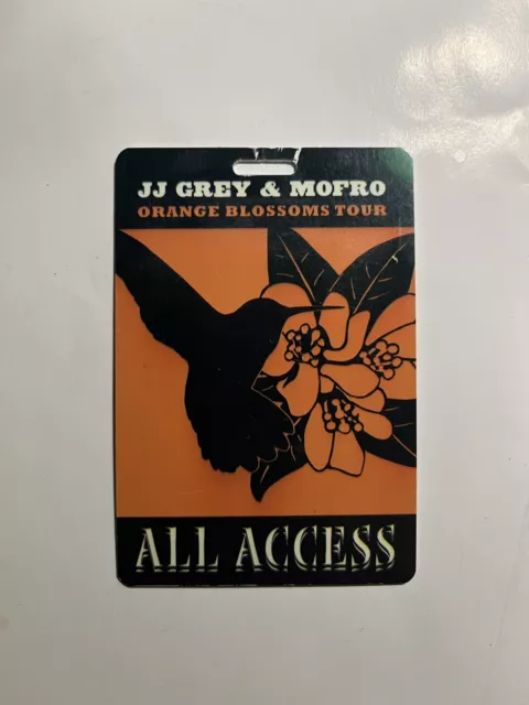 JJ Gray And Morfo - Orange Blossoms Tour All Access Backstage Pass