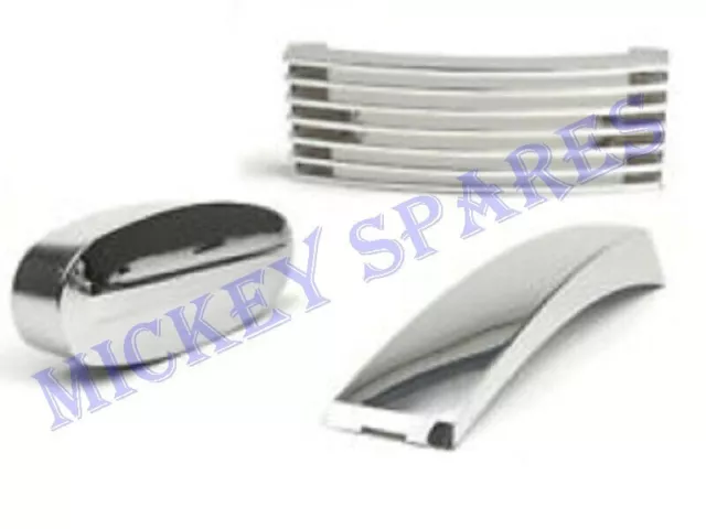 VESPA PX LML STAR Chrome SET Mudguard Crest, Horncast Grill, FORK LINK COVER